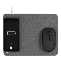 Gift Campaign Tappetino per mouse pieghevole in RPET con caricatore wireless 10W></noscript> Tappetini Per Mouse