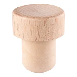 Gift Campaign Tappo in legno per bottiglie con logo stampato Beech> Gadget Per Vino