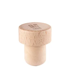 Gift Campaign Tappo in legno per bottiglie con logo stampato Beech></noscript> Gadget Per Vino