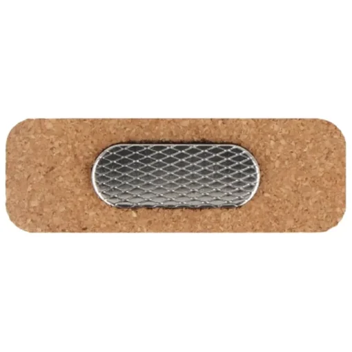 Gift Campaign Targhetta identificativa in sughero ecologico con magnete potente> Spille