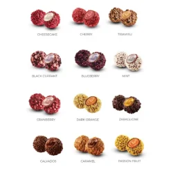 Gift Campaign Tartufi al cioccolato con vari ripieni gourmet in scatola quadrata></noscript> Cioccolatini
