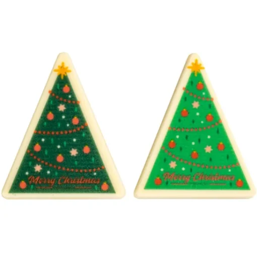 Gift Campaign Tavoletta di cioccolato con mandorle triangolare personalizzabile> Gadget Natalizi|Cioccolatini