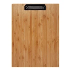 Gift Campaign Tavoletta per fogli sostenibile in bambù con clip integrata per fogli><noscript><img width=