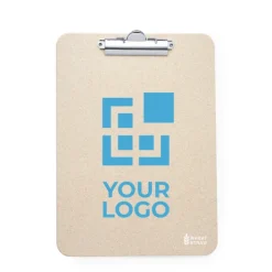 Gift Campaign Tavoletta porta carte ecologica con blocco in metallo A4 WheatStraw></noscript> Gadget Per L'Ufficio