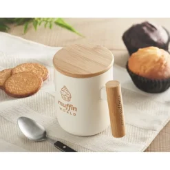 Gift Campaign Tazza aziendale porcellana coperchio bamboo 380ml Porcelain Majest></noscript> Tazze Mug