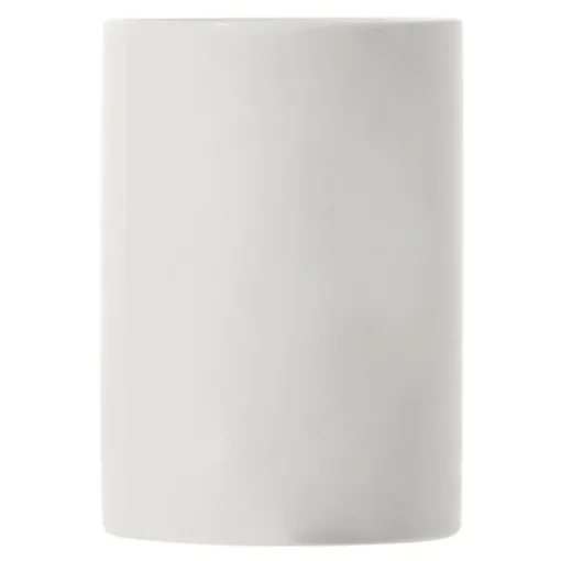 Gift Campaign Tazza bianca cilindrica in porcellana con manico semicircolare 300ml> Tazze Mug