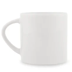 Gift Campaign Tazza bianca con manico triangolare progettata per sublimazione 180ml><noscript><img width=