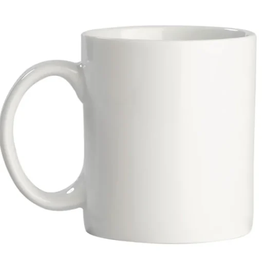 Gift Campaign Tazza bianca di gres progettata per la sublimazione da 300ml> Tazze Per Sublimazione Con Foto