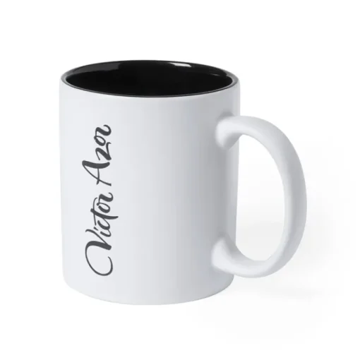 Gift Campaign Tazza con logo ceramica di qualità interno colorato 350ml Magic White> Tazze Mug