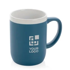 Gift Campaign Tazza con logo ceramica finitura opaca bordo bianco 300ml White Deco></noscript> Tazze Mug