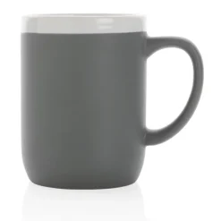 Gift Campaign Tazza con logo ceramica finitura opaca bordo bianco 300ml White Deco></noscript> Tazze Mug