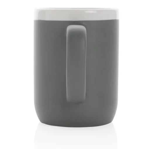 Gift Campaign Tazza con logo ceramica finitura opaca bordo bianco 300ml White Deco> Tazze Mug