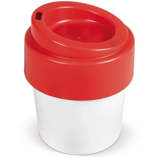 Gift Campaign Tazza da asporto con tappo colorato in bioplastica riciclabile 240ml> Bicchieri Take Away