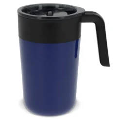 Gift Campaign Tazza da viaggio con manico in acciaio inox e PP a doppia parete 400ml></noscript> Bicchieri Termici Personalizzati