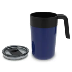 Gift Campaign Tazza da viaggio con manico in acciaio inox e PP a doppia parete 400ml></noscript> Bicchieri Termici Personalizzati