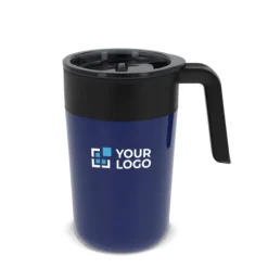 Gift Campaign Tazza da viaggio con manico in acciaio inox e PP a doppia parete 400ml></noscript> Bicchieri Termici Personalizzati