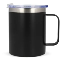 Gift Campaign Tazza da viaggio in acciaio e ceramica con manico e tappo 350ml></noscript> Bicchieri Take Away