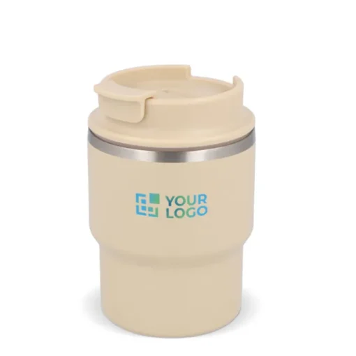 Gift Campaign Tazza da viaggio in acciaio con rivestimento ceramico da 280ml> Bicchieri Termici Personalizzati|Bicchieri Take Away