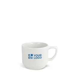 Gift Campaign Tazza di porcellana bianca personalizzabile per bar e hotel da 250ml></noscript> Tazze Mug