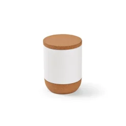 Gift Campaign Tazza ecologica di ceramica con coperchio e base in sughero da 350 ml> Tazze Mug