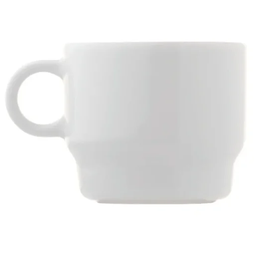 Gift Campaign Tazza impilabile con piattino quadrato prodotta in Europa da 180ml> Tazzine Da Caffè E Tazze Tè