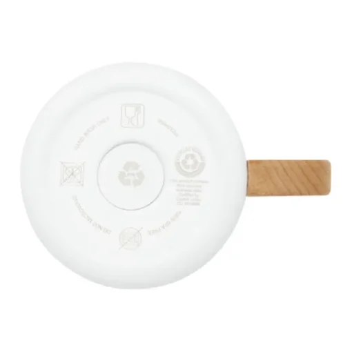 Gift Campaign Tazza in acciaio inox riciclato con manico in legno di faggio 360ml> Gadget Ecologici