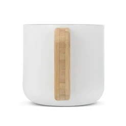 Gift Campaign Tazza in acciaio riciclato e ceramica con manico effetto bambù 330ml></noscript> Tazze Mug