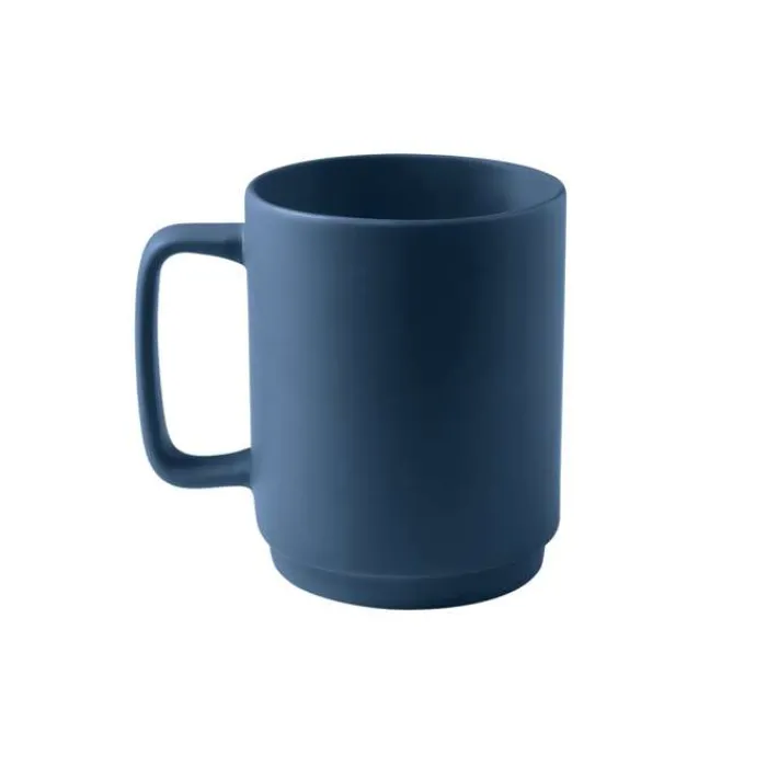 Gift Campaign Tazza in ceramica con finitura opaca e manico rettangolare da 330ml> Tazze Mug