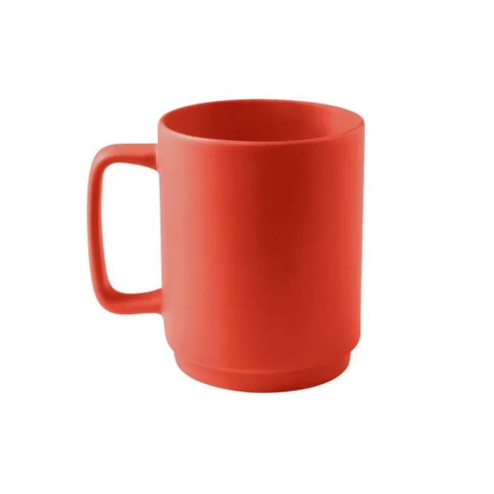 Gift Campaign Tazza in ceramica con finitura opaca e manico rettangolare da 330ml> Tazze Mug