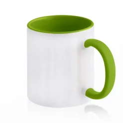 Gift Campaign Tazza in ceramica da sublimare con interno e manico colorato da 325ml><noscript><img width=