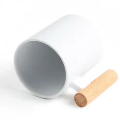 Gift Campaign Tazza in ceramica ideale per sublimazione con manico in legno 325ml></noscript> Tazze Per Sublimazione Con Foto