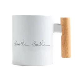 Gift Campaign Tazza in ceramica ideale per sublimazione con manico in legno 325ml></noscript> Tazze Per Sublimazione Con Foto