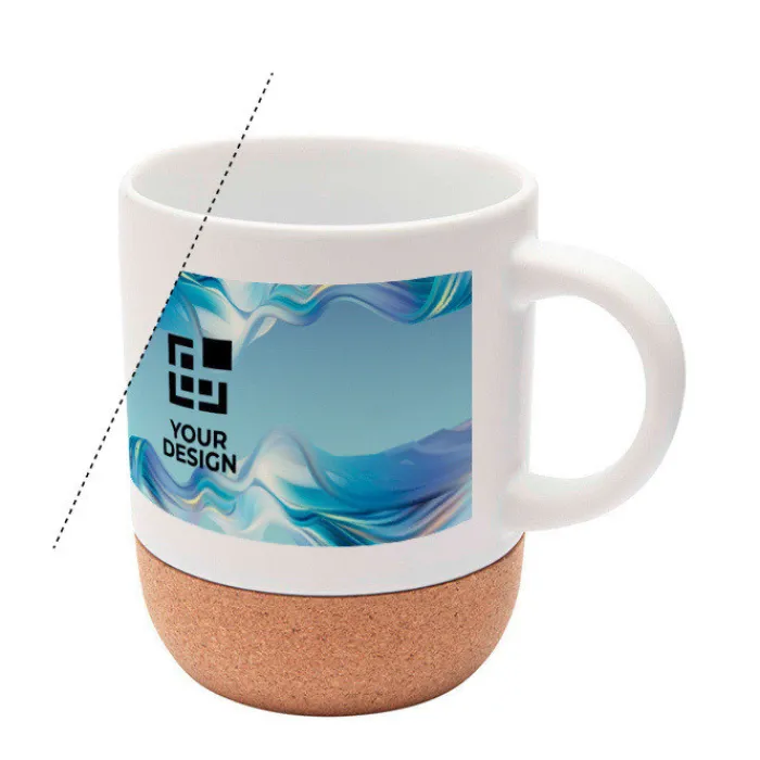 Gift Campaign Tazza in ceramica per sublimazione con base in sughero 300ml> Tazze Mug