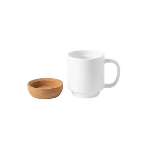Gift Campaign Tazza in ceramica sublimabile con base in sughero removibile 390ml> Tazze Per Sublimazione Con Foto