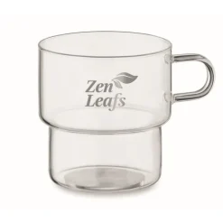 Gift Campaign Tazza in vetro borosilicato con design impilabile da 300ml></noscript> Tazzine Da Caffè E Tazze Tè