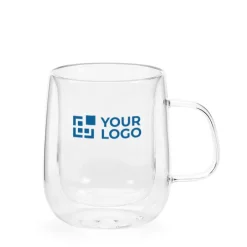 Gift Campaign Tazza in vetro borosilicato a doppia parete da 400 ml></noscript> Tazzine Da Caffè E Tazze Tè