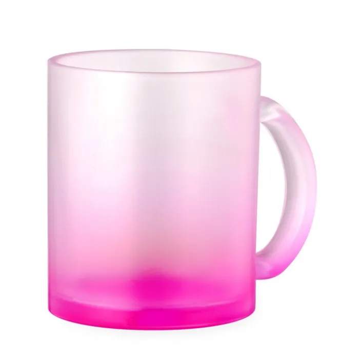 Gift Campaign Tazza in vetro con finitura opaca e colori sfumati da 350 ml> Tazze Per Sublimazione Con Foto