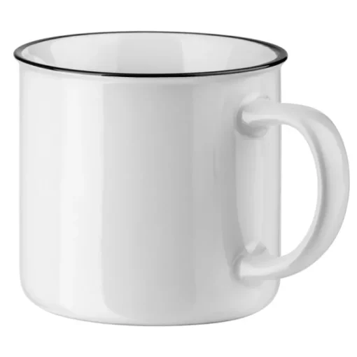 Gift Campaign Tazza personalizzata bianca con bordino nero 300ml White Vintage> Tazze Mug