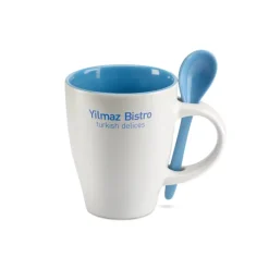 Gift Campaign Tazza personalizzata ceramica cucchiaio per transfer 250ml Colorspoon></noscript> Tazze Mug