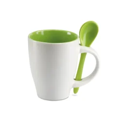 Gift Campaign Tazza personalizzata ceramica cucchiaio per transfer 250ml Colorspoon></noscript> Tazze Mug