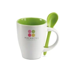 Gift Campaign Tazza personalizzata ceramica cucchiaio per transfer 250ml Colorspoon></noscript> Tazze Mug