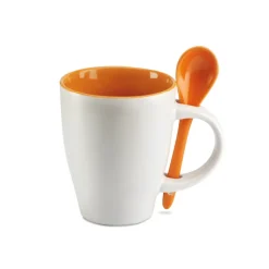 Gift Campaign Tazza personalizzata ceramica cucchiaio per transfer 250ml Colorspoon></noscript> Tazze Mug