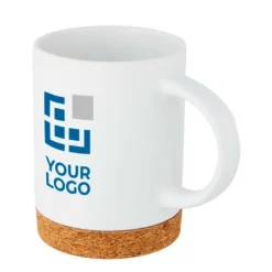 Gift Campaign Tazza promozionale in ceramica base in sughero 425ml Contempo Cork></noscript> Tazze Mug