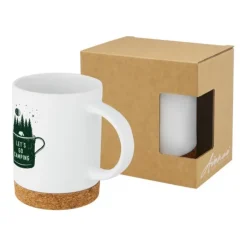 Gift Campaign Tazza promozionale in ceramica base in sughero 425ml Contempo Cork></noscript> Tazze Mug