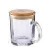 Gift Campaign Tazza promozionale in vetro riciclato con tappo in bambù da 300 ml> Tazzine Da Caffè E Tazze Tè