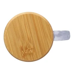 Gift Campaign Tazza promozionale in vetro riciclato con tappo in bambù da 300 ml></noscript> Tazzine Da Caffè E Tazze Tè