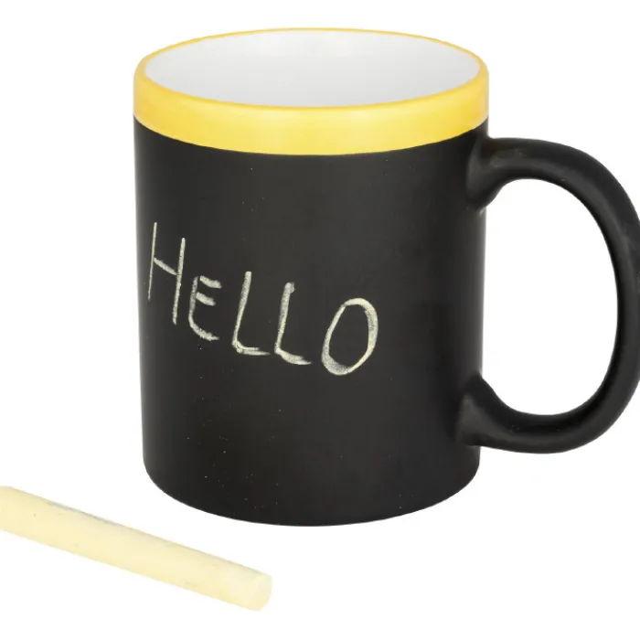 Gift Campaign Tazza promozionale lavagna con gessetto incluso 330ml Chalk> Tazze Mug