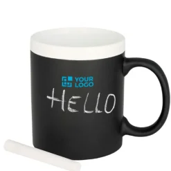 Gift Campaign Tazza promozionale lavagna con gessetto incluso 330ml Chalk><noscript><img width=