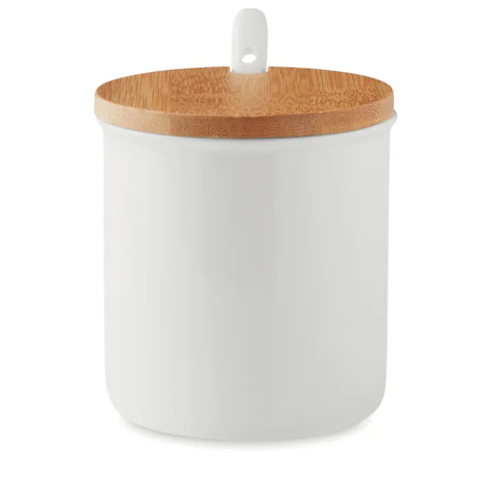 Gift Campaign Tazza promozionale porcellana cucchiaio e tappo bambù 380ml Topped> Tazzine Da Caffè E Tazze Tè