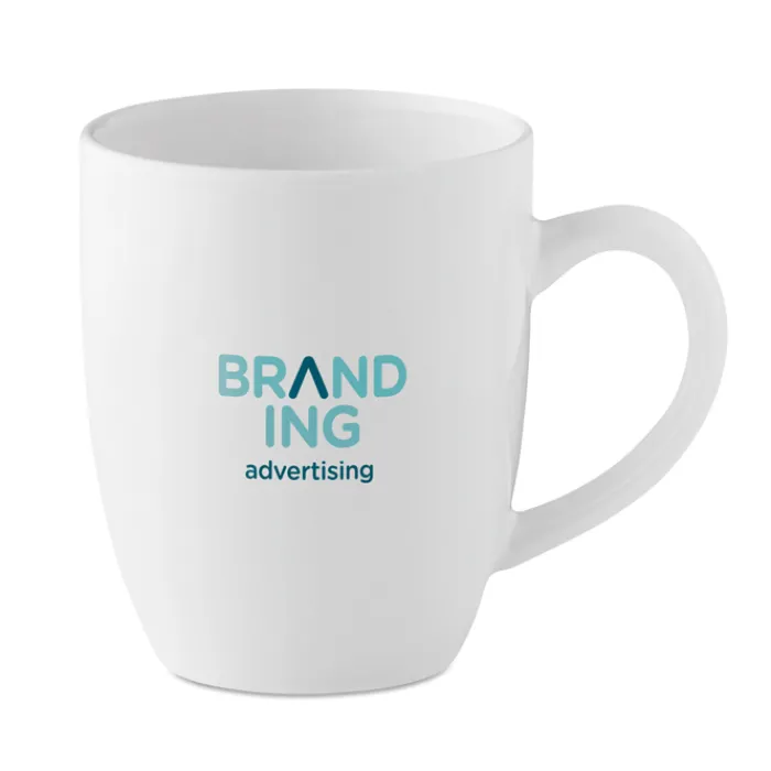 Gift Campaign Tazza pubblicitaria in ceramica per stampa 360º 300ml Crescent Plus> Tazze Mug